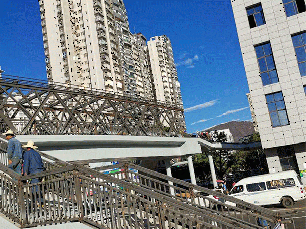 异形景观钢结构工程-万彩网